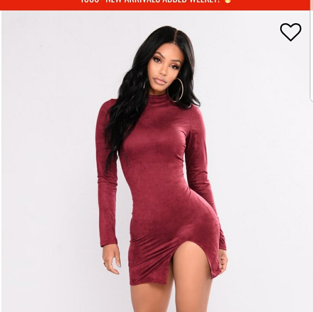 Suede mini dress /tunic